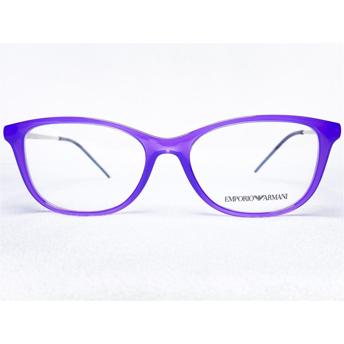 Emporio Armani EA3102 5564 Womens Violet Rectangle Eyeglasses Frames 52/16