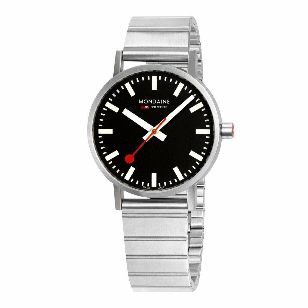 Mondaine A660.30314.16SBW Swiss Railways Classic Steel 36mm Quartz Wrist Watch