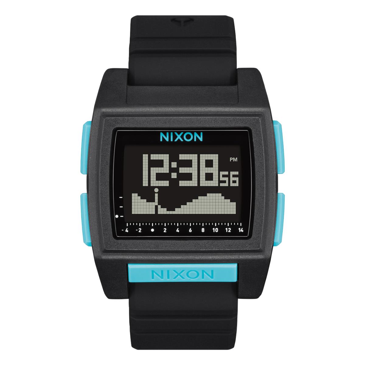 Nixon The Base Tide Pro Watch 602-All Black-Blue