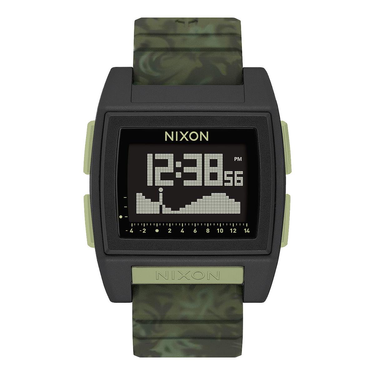 Nixon The Base Tide Pro Watch 1695-Green Camo