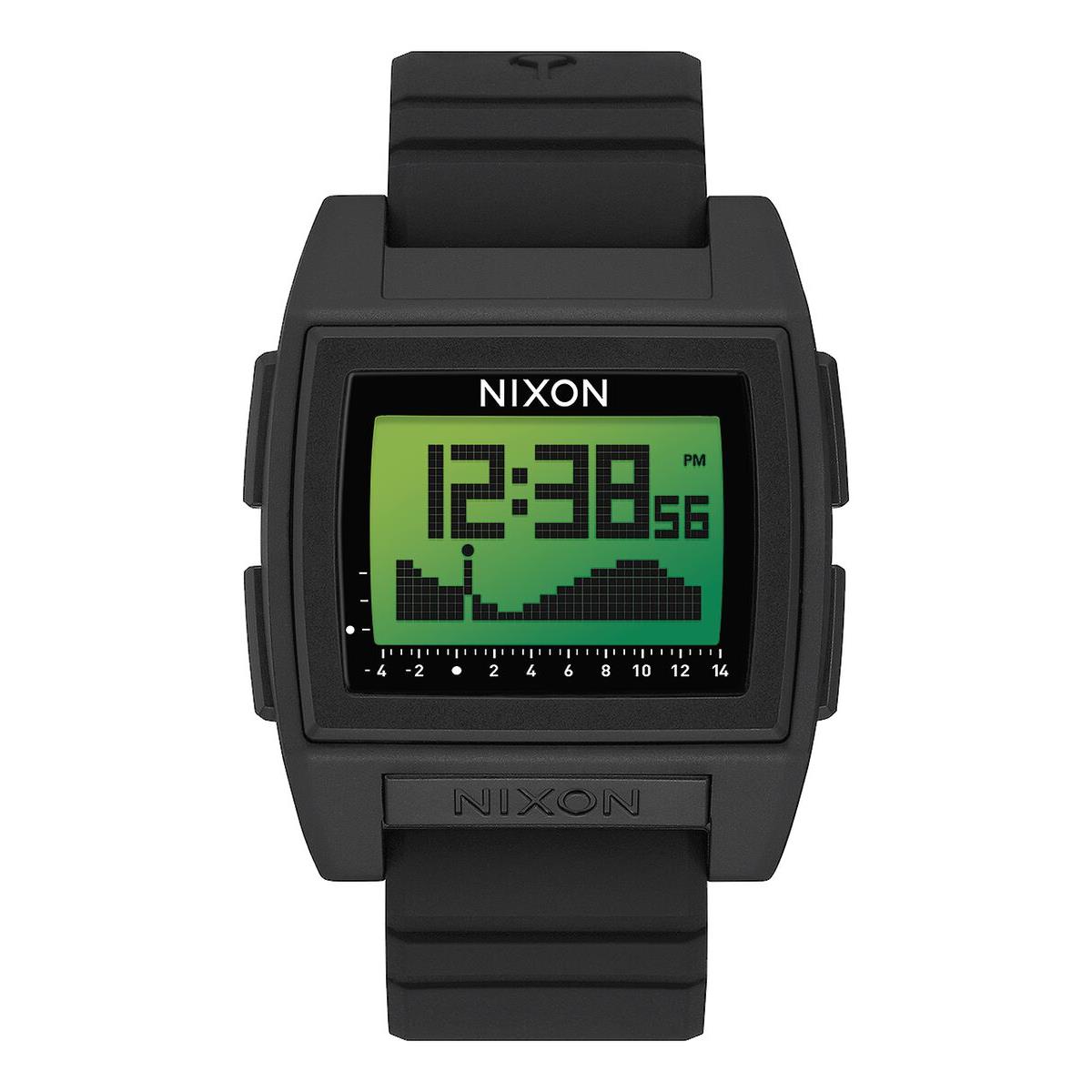 Nixon The Base Tide Pro Watch 3327-Black-Green Positive