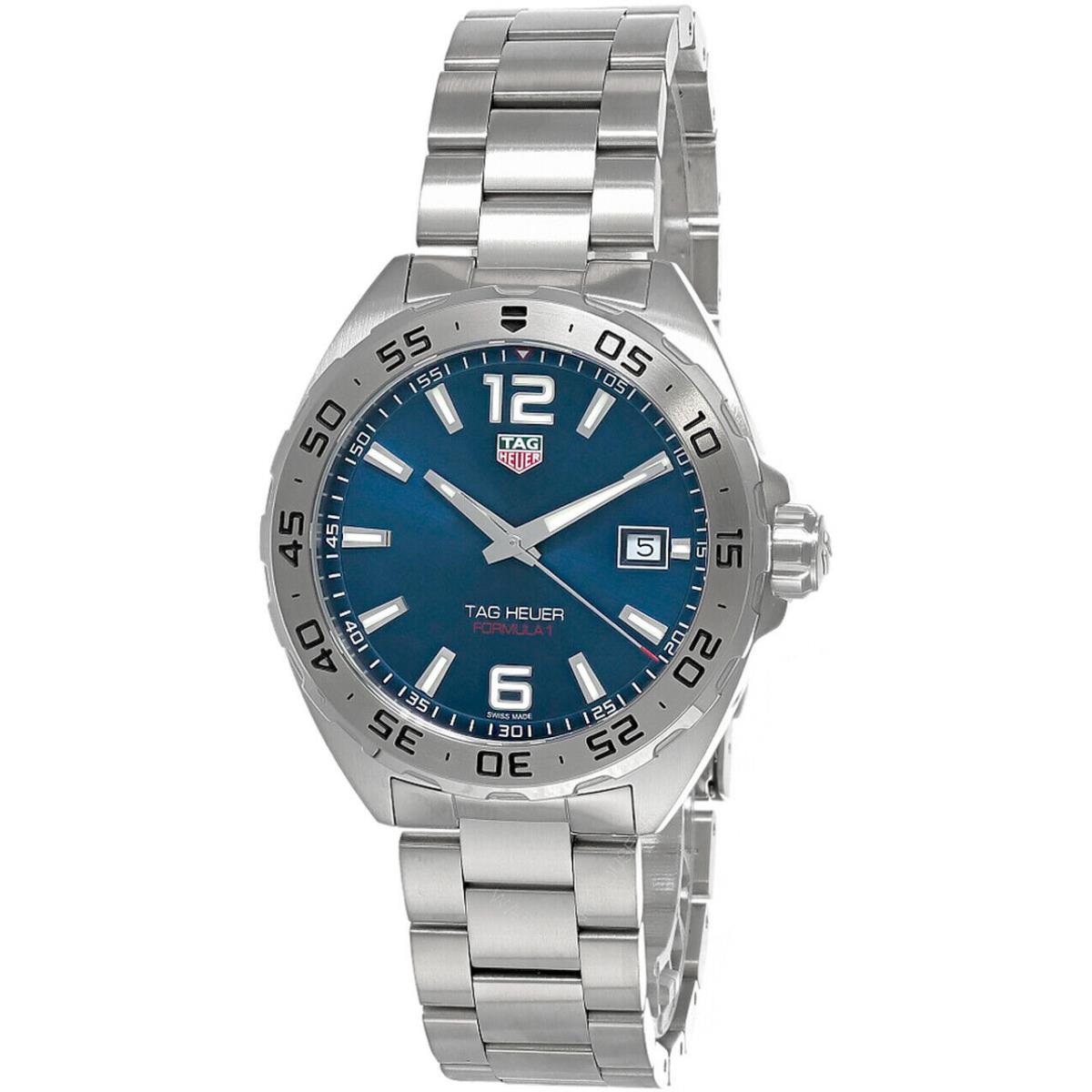 Tag Heuer Formula-1 41MM Blue Sunray Dial Men`s Watch WAZ1118.BA0875