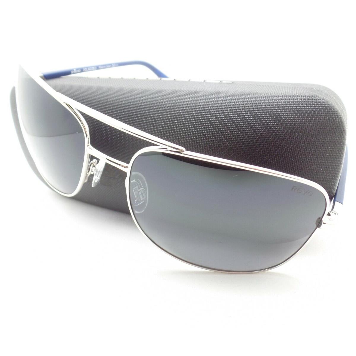 Revo Tarquin Gunmetal Graphite Polarized Mirror Sunglasses