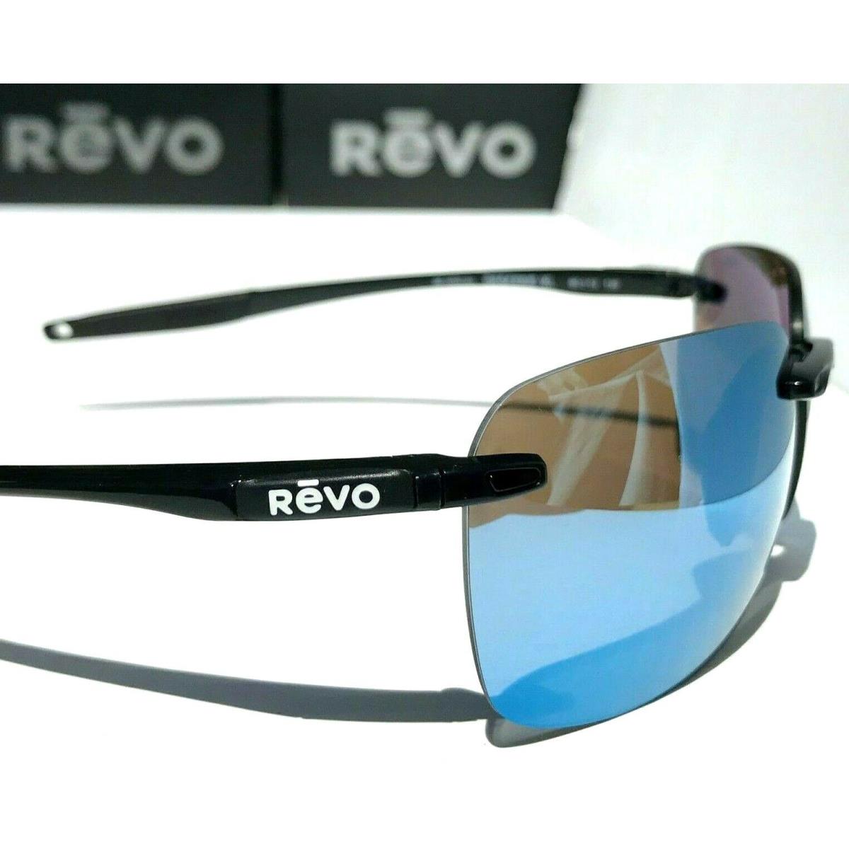 Revo sunglasses Descend - Black Frame, Blue Lens