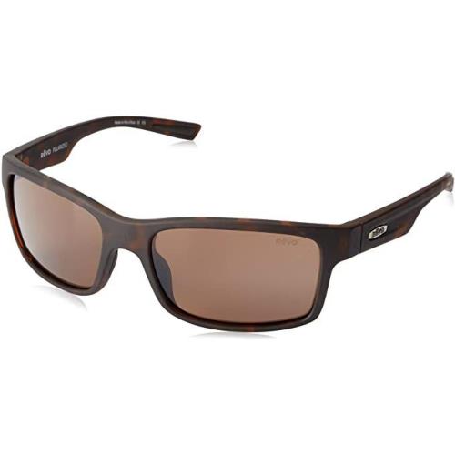 Revo Polarized Sunglasses Crawler Matte Tortoise Frame Terra Lens