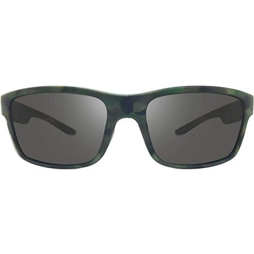 Revo Polarized Sunglasses Crawler Matte Green Camouflage Frame Graphite Lens - Frame: Matte Green Camouflage, Lens: