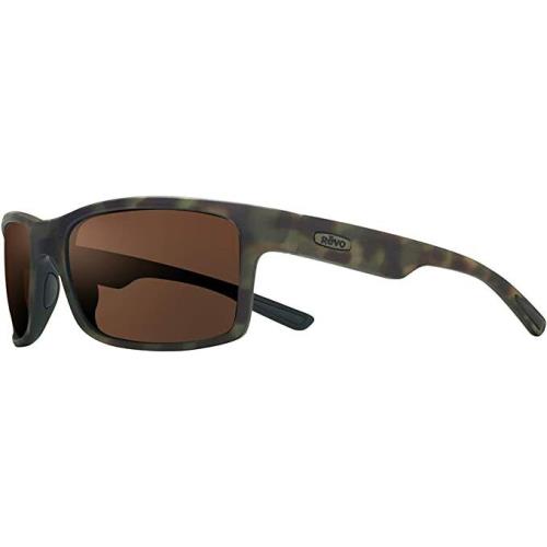 Revo Polarized Sunglasses Crawler Matte Brown Camouflage Frame Terra Lens