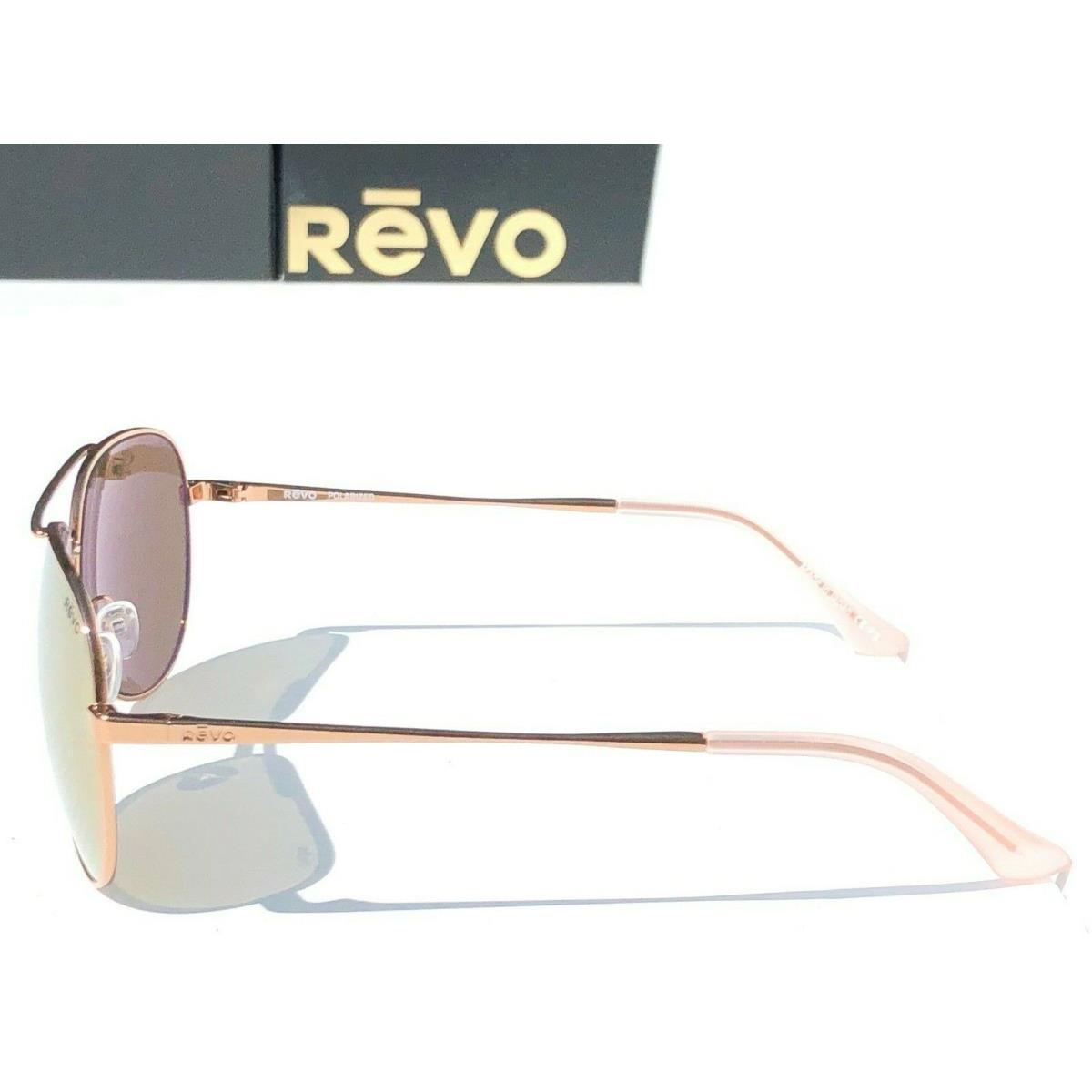 Revo sunglasses RELAY - Rose Gold Frame, Champagne Lens