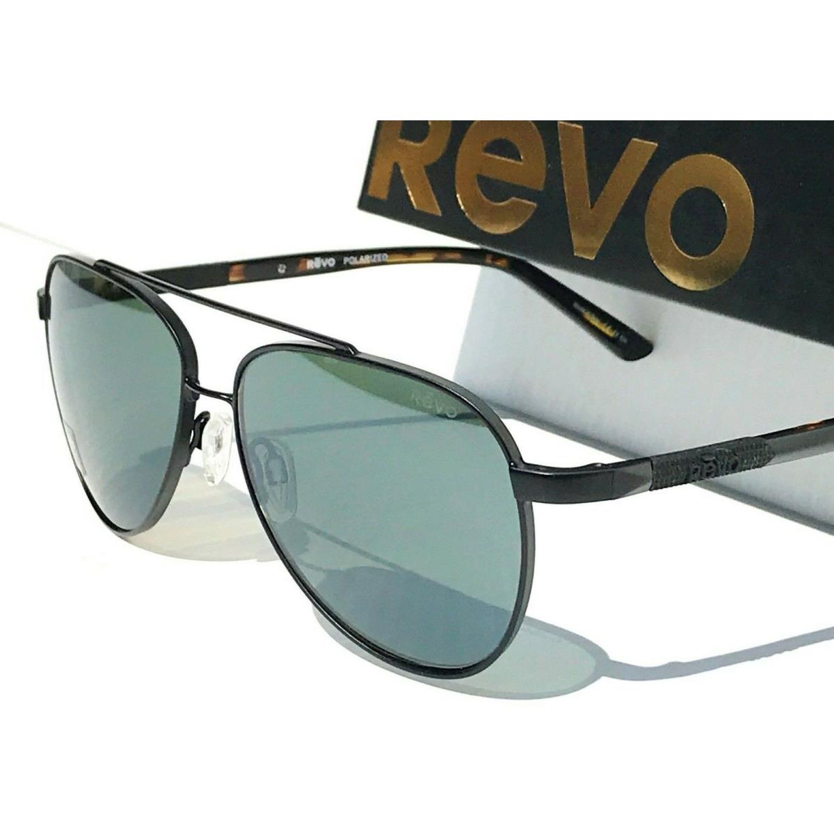 Revo sunglasses Arthur - Black Frame, Green Lens