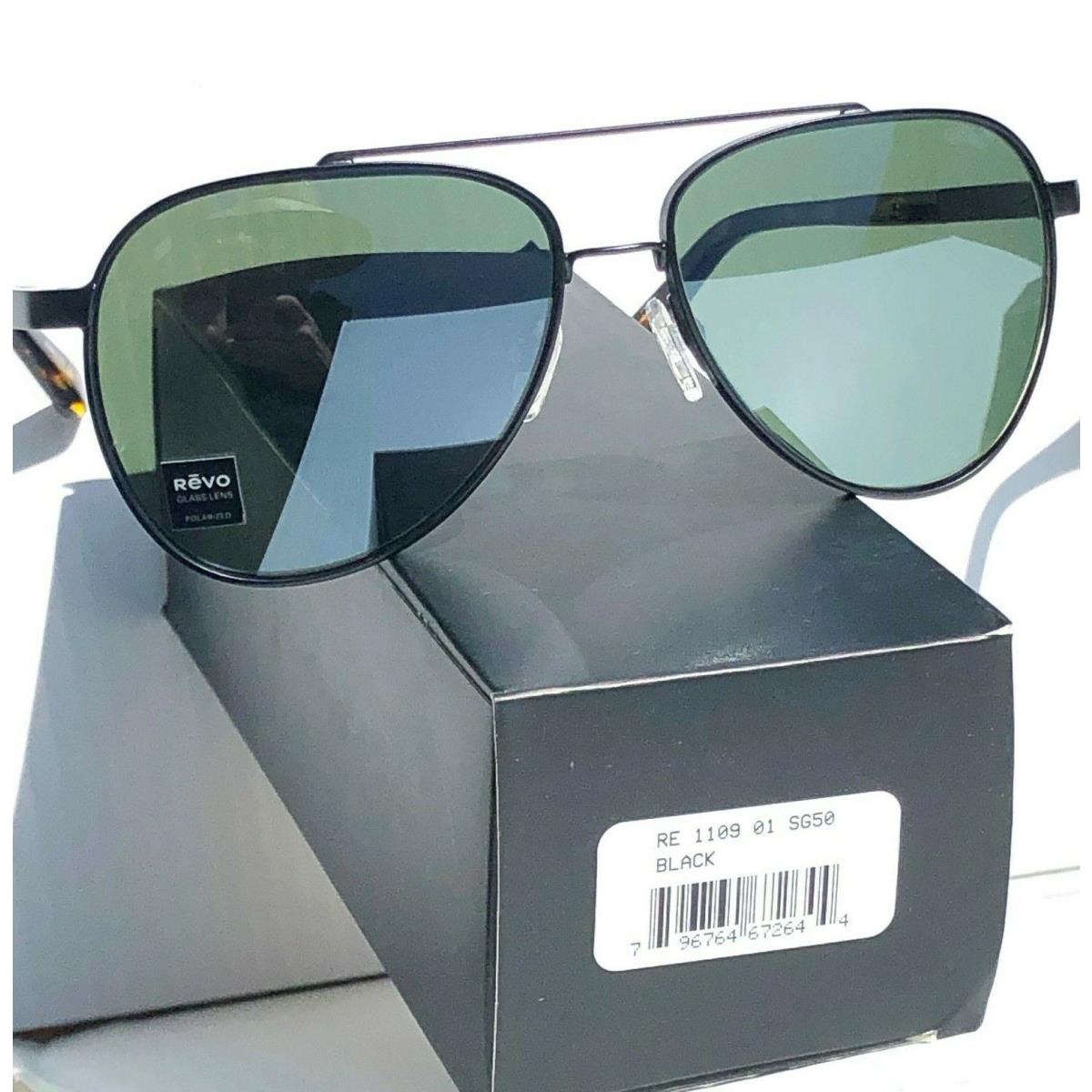 Revo sunglasses Arthur - Black Frame, Green Lens