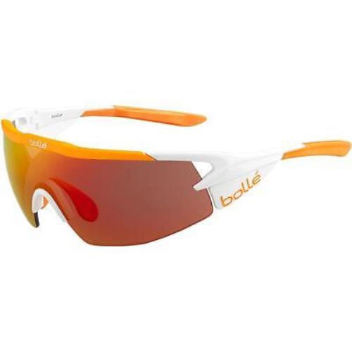 Bolle Aeromax Sunglasses Matte White/orange Tns Fire