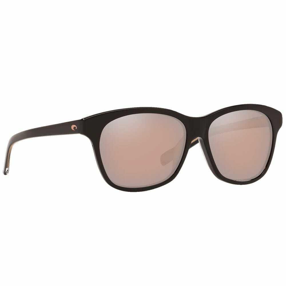 Costa Del Mar Sarasota Women`s Sunglasses - Polarized ShinyBlack/SilverMirror