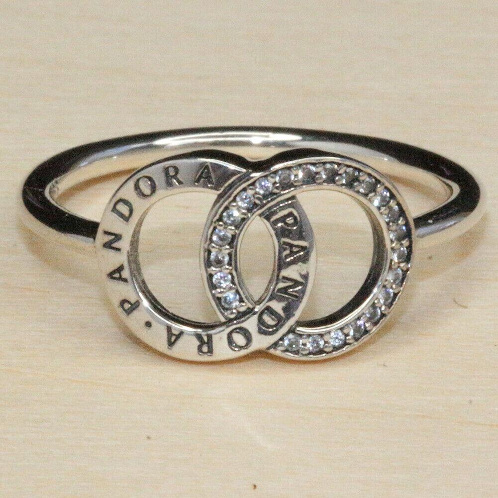 Pandora Circles Ring 196326CZ Multiple Sizes W Hinged Box