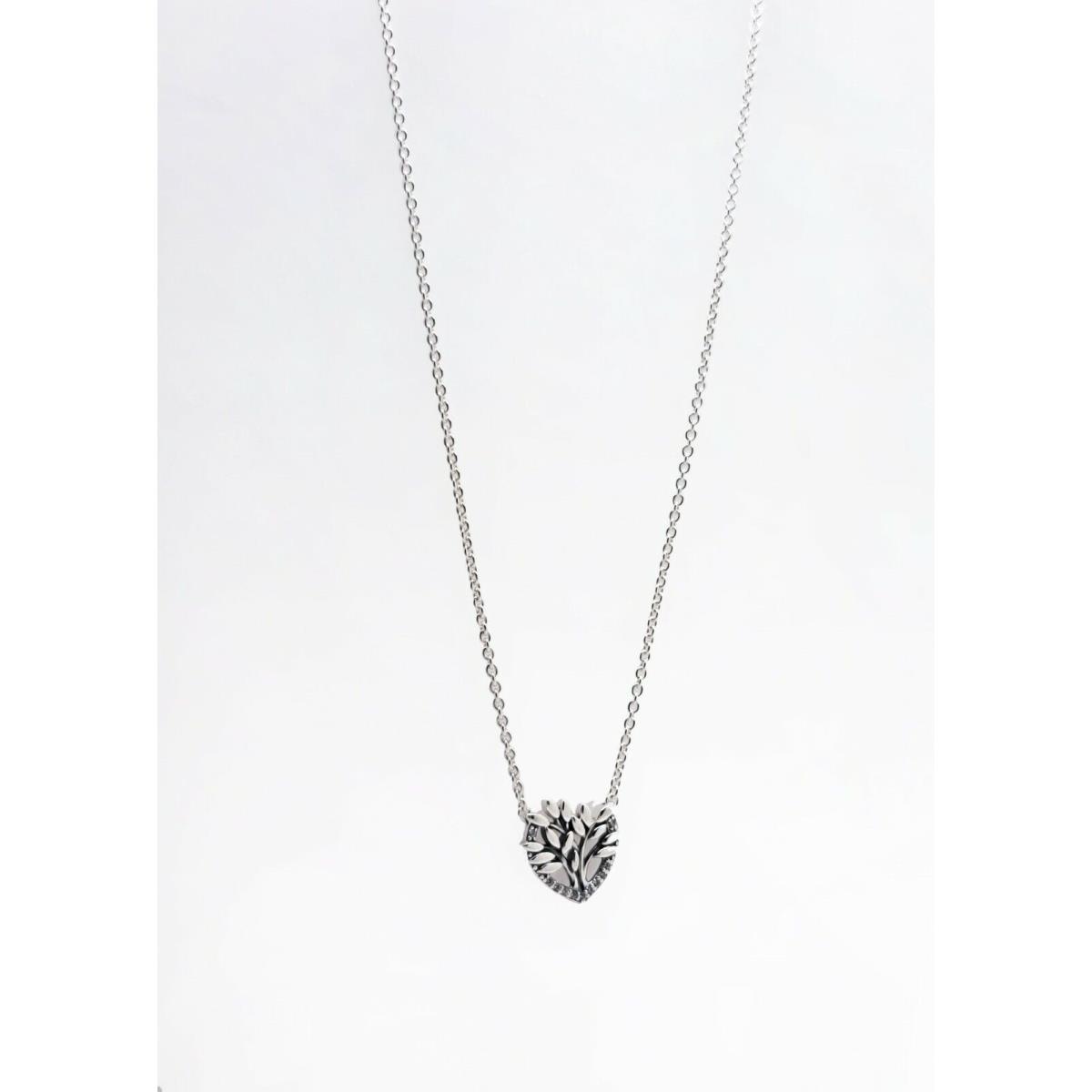 Sparkling Family Tree Necklace, 45cm | Pandora UK-tuongthan.vn