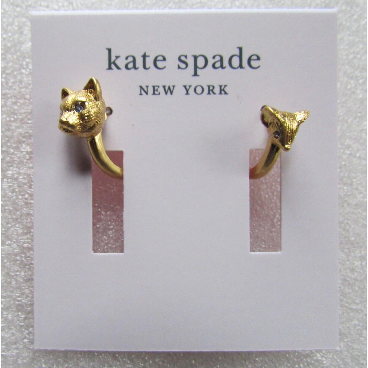 kate spade animal earrings