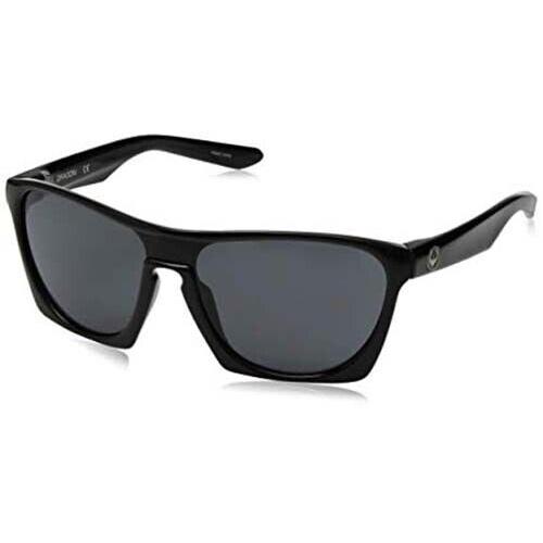 Dragon Alliance Post Up Shiny Black Grey Sunglasses