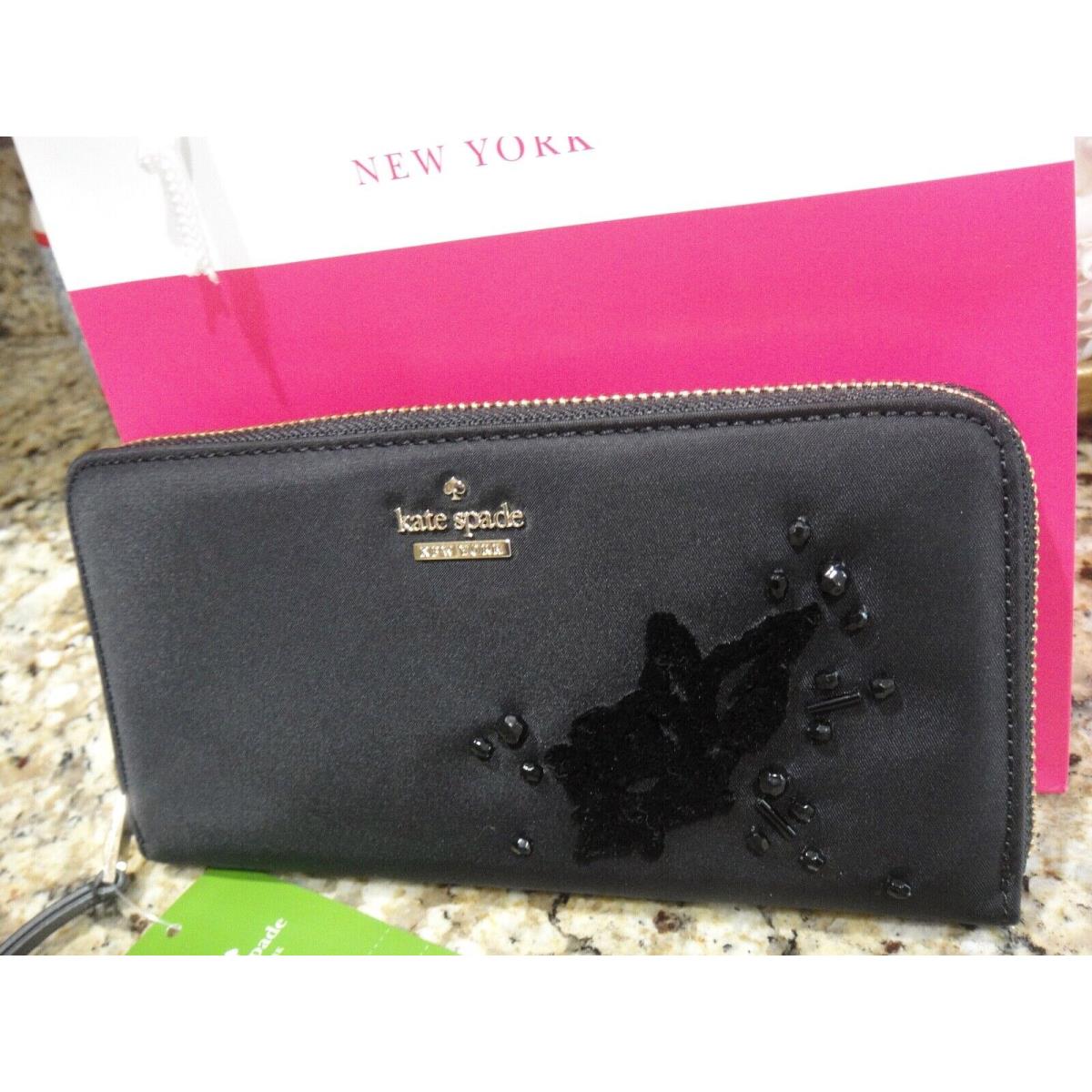 Kate Spade Neda Dawn Place Embellished Black Nylon %AUTHENTIC - Kate  Spade wallet - 098687289559 | Fash Brands