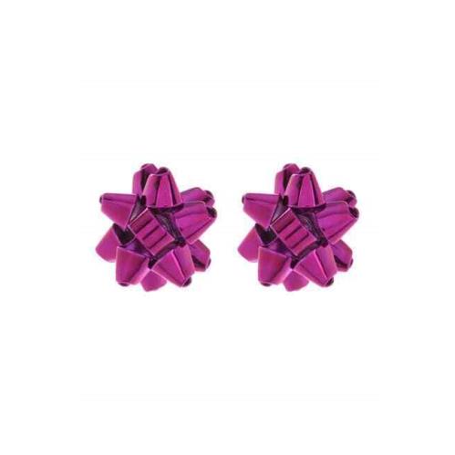 Kate Spade O0RU2990 Bourgeois Bow Stud Earrings Purple New
