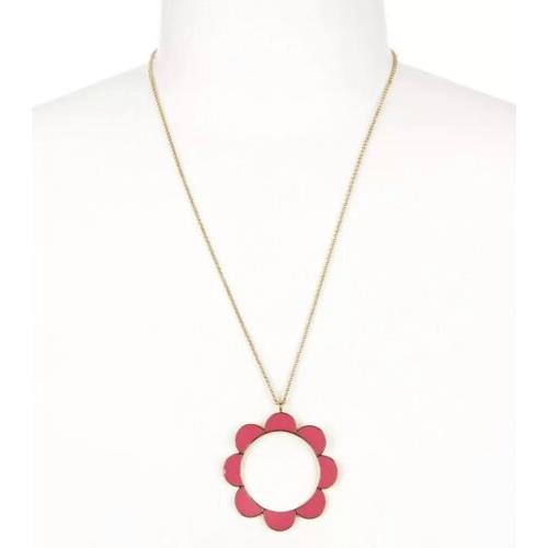 Kate Spade Taking Shapes Flower Pendant Necklace 283