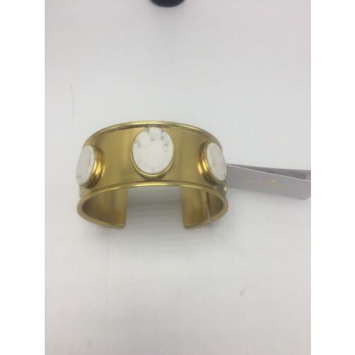 Kate Spade Bright Bold Gold Tone Wide Cuff SP 50