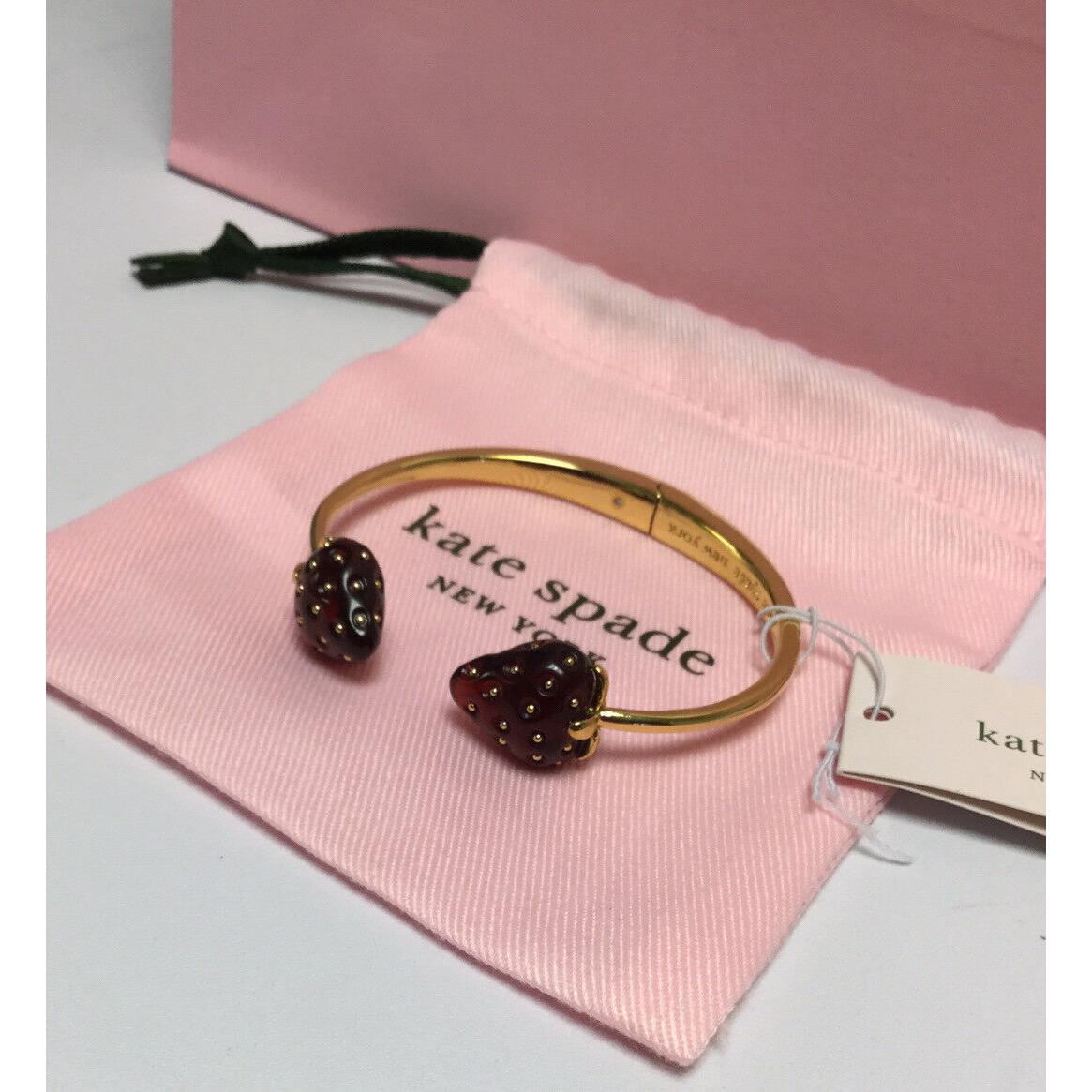 kate spade strawberry cuff