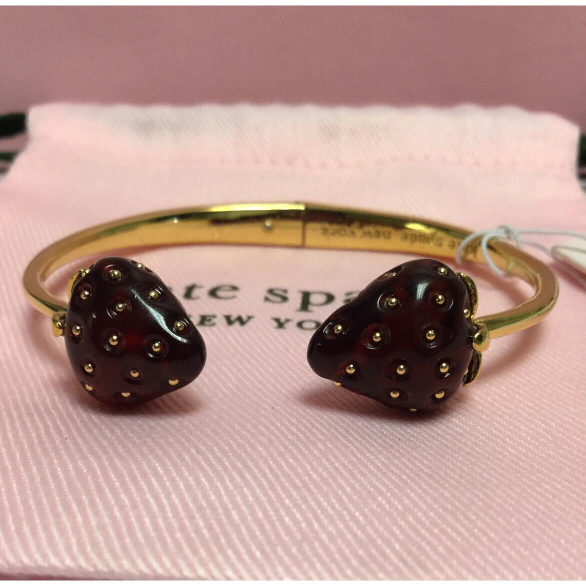 Kate Spade New York Picnic Tutti Fruity Strawberry Cuff Bracelet