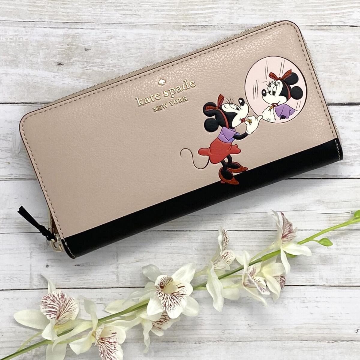 Kate Spade Disney Minnie Mouse Large Leather Continental Wallet