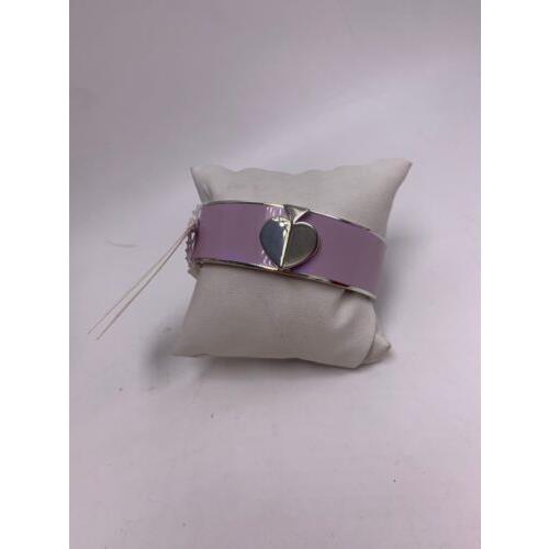 Kate Spade Enamel Spade Bangle Bracelet Frozen Lilac A1Q