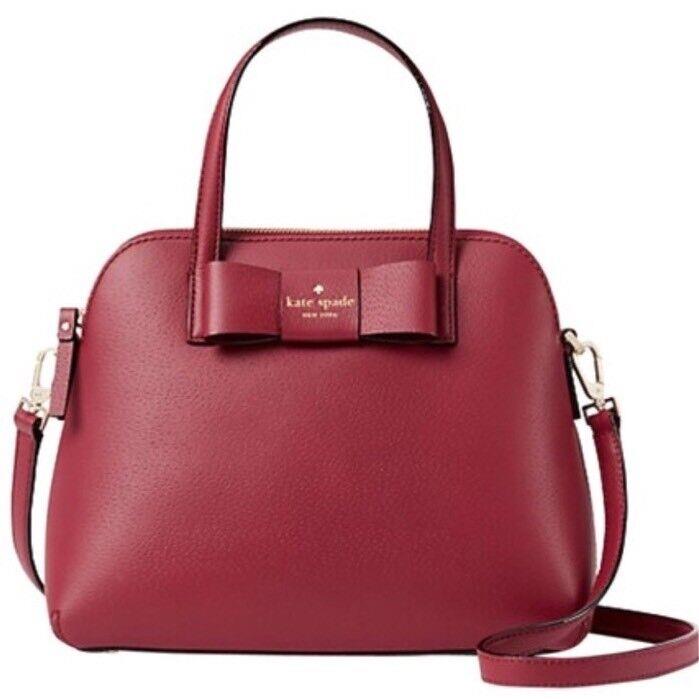 Kate Spade Robins Street Maise Plum Purple Leather Satchel WKRU4865 Plum Bag