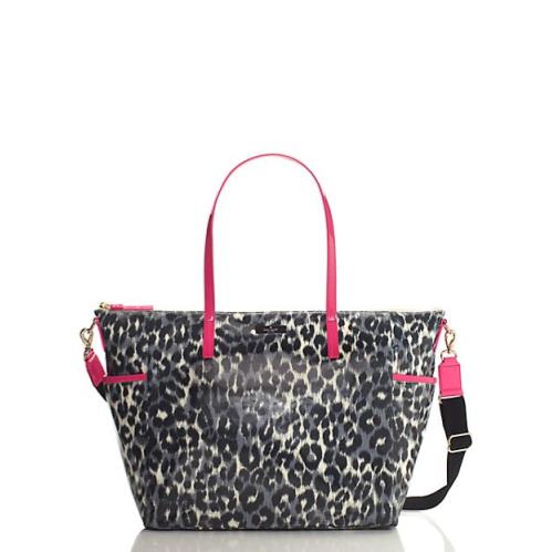 Kate Spade Leopard Daycation Adaira Baby Diaper Bag Purse WKRU1696