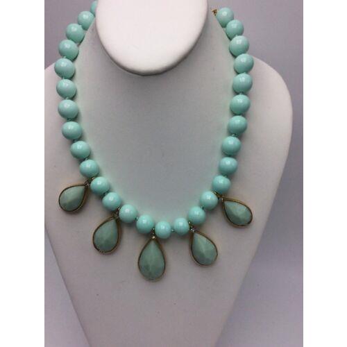 Kate Spade Light Blue True Colors Stone Bib Necklace Necklace S69