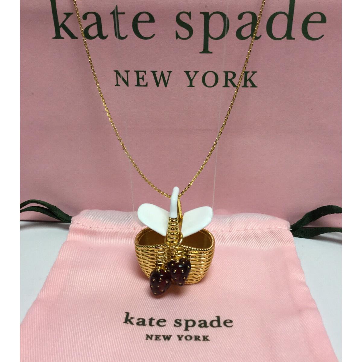 kate spade basket necklace