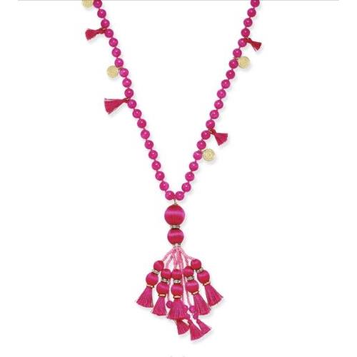 Kate Spade Pretty Poms Pink Necklace KSS140D