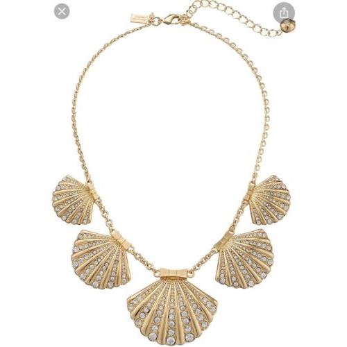 Kate Spade York Shore Thing Clam. Frontal Necklace KSJ5