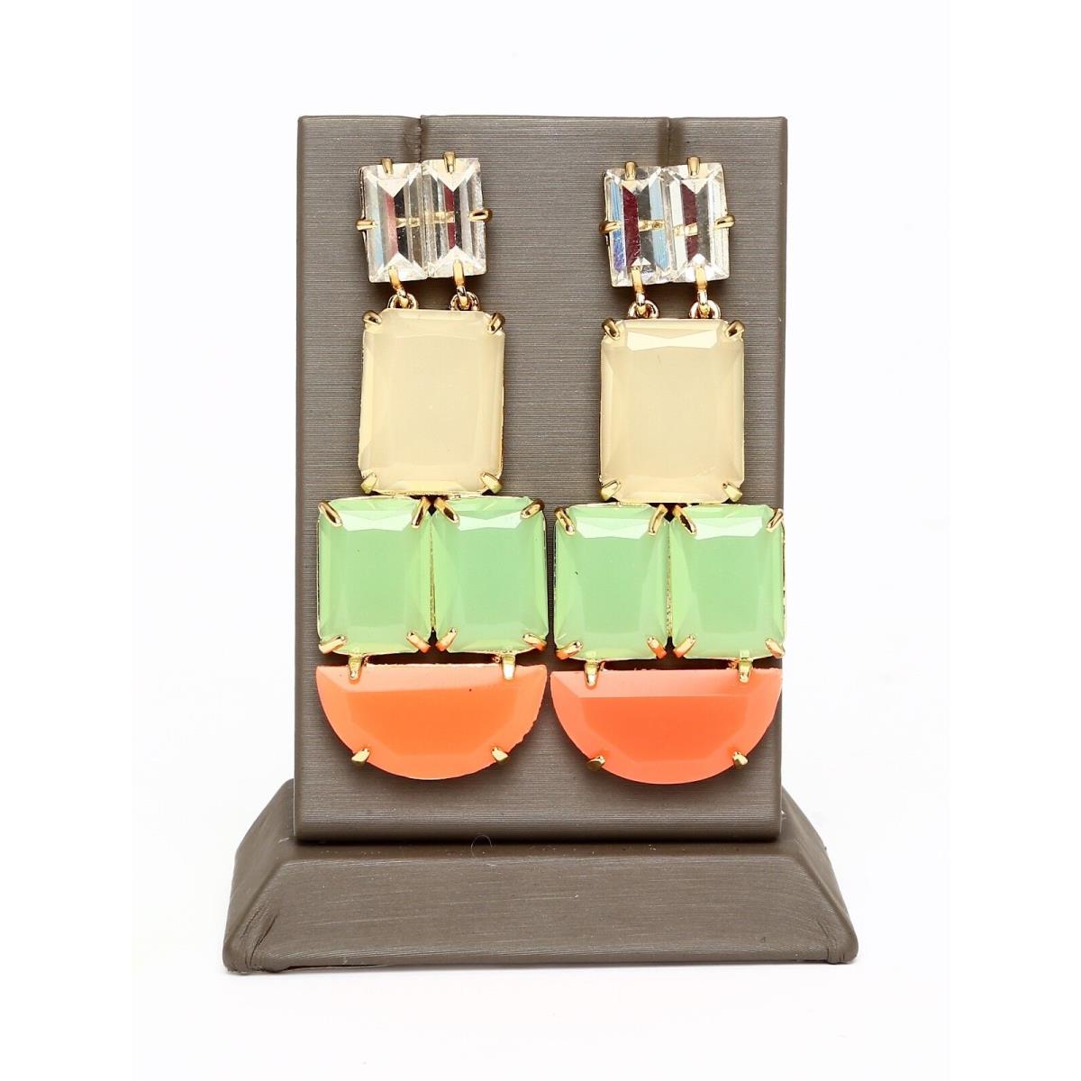 Kate Spade Womens Multi Color Dangle Stud Earrings 1329