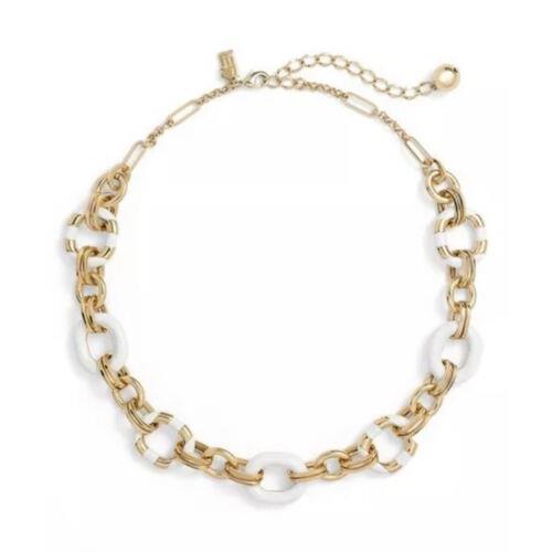 Kate Spade White Gold Chain Link Mod Moment Necklace Ab 16 MKA-15