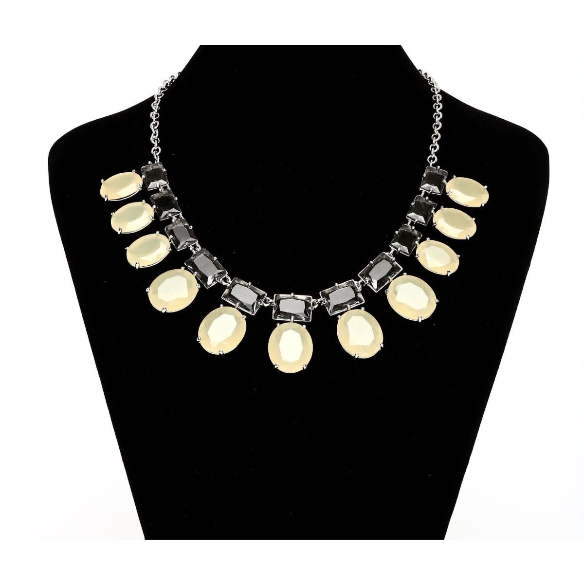 Kate Spade Women`s Silver Plated Bib Necklace 1613