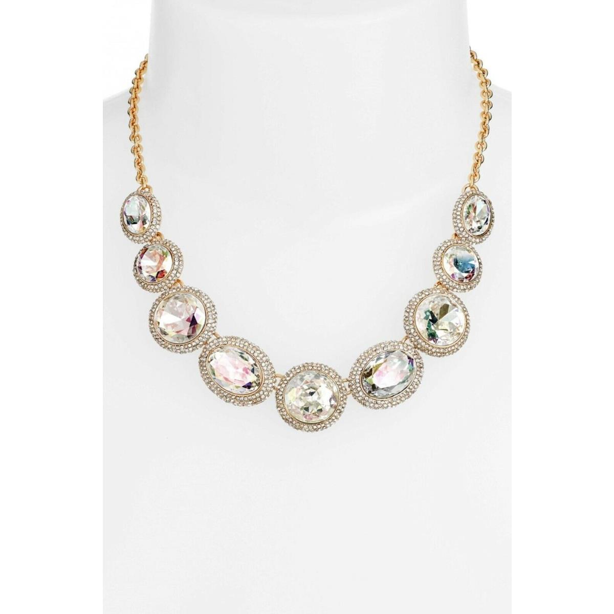 Kate Spade New York `absolute Sparkle` Collar Necklace AB Iridescent Stones