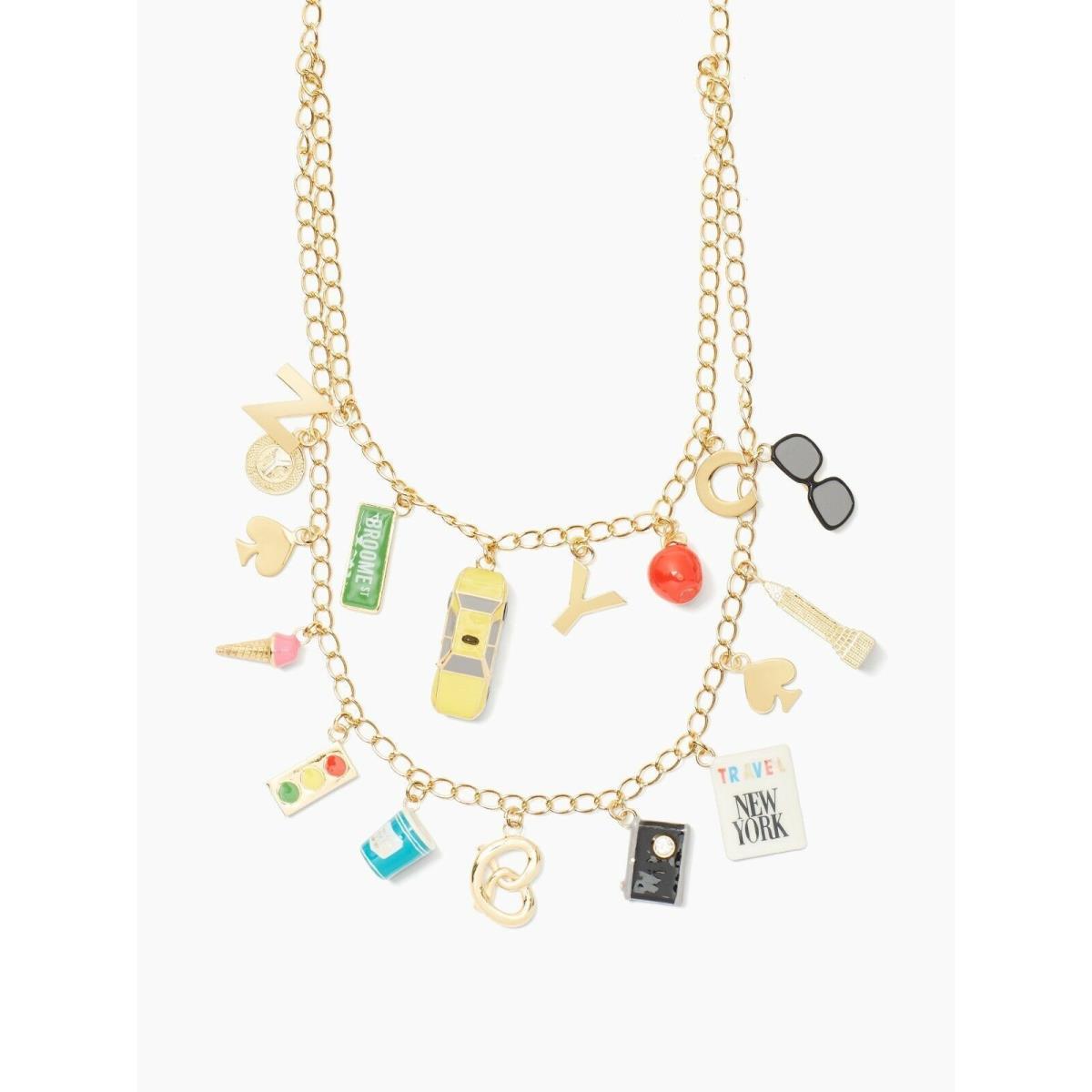 Kate Spade Bright Lights Big City Necklace York City Charm Necklace