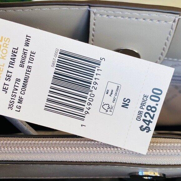 Michael Kors  bag  Jet Set Travel - White/GREY , Bright White Manufacturer 7