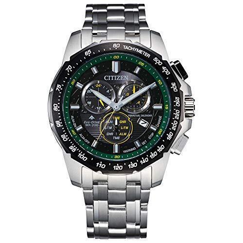 Men`s Citizen Eco-drive Chronograph Stainless Steel Watch BL5578-51E