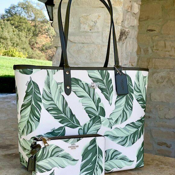 coach palm tree bag