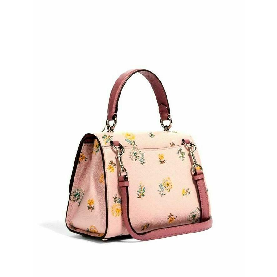 coach tilly top handle pink