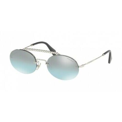 Miu 60TS Core Collection Sunglasses 1BC096 Silver
