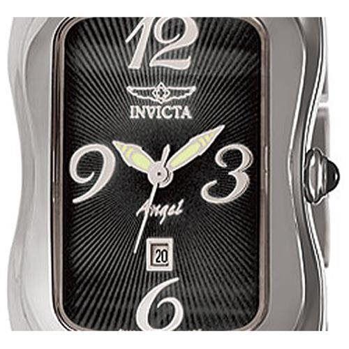 Invicta 7084 Angel Swiss Signature Collection Curved Case Lady SS Sapphire Watch