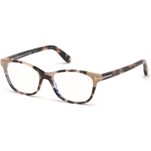 Tom Ford TF 5638 FT5638 -B Shiny Vintage Pink Havana Rose Gold 055 Eyeglasses