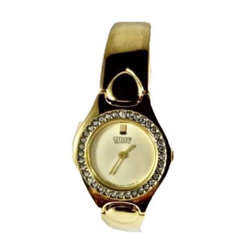 Citizen Women`s Quartz WR Bangle Bracelet Watch EK6004-64P