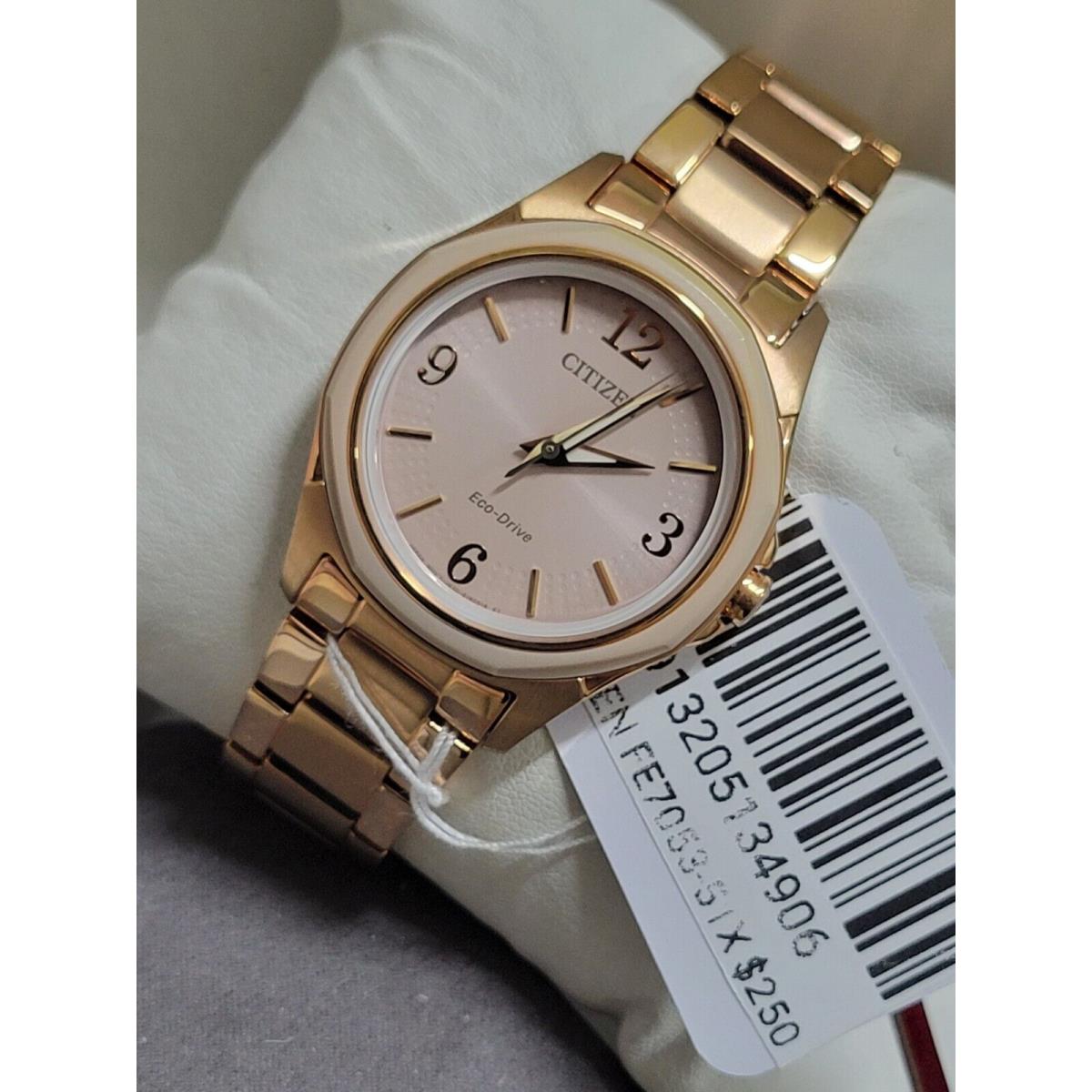 Citizen Eco-drive AR 35 mm Pink-gold Stainless Steel Women`s Wristwatch