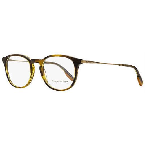 Ermenegildo Zegna Oval Eyeglasses EZ5125 098 Striated Brown-green 50mm 5125