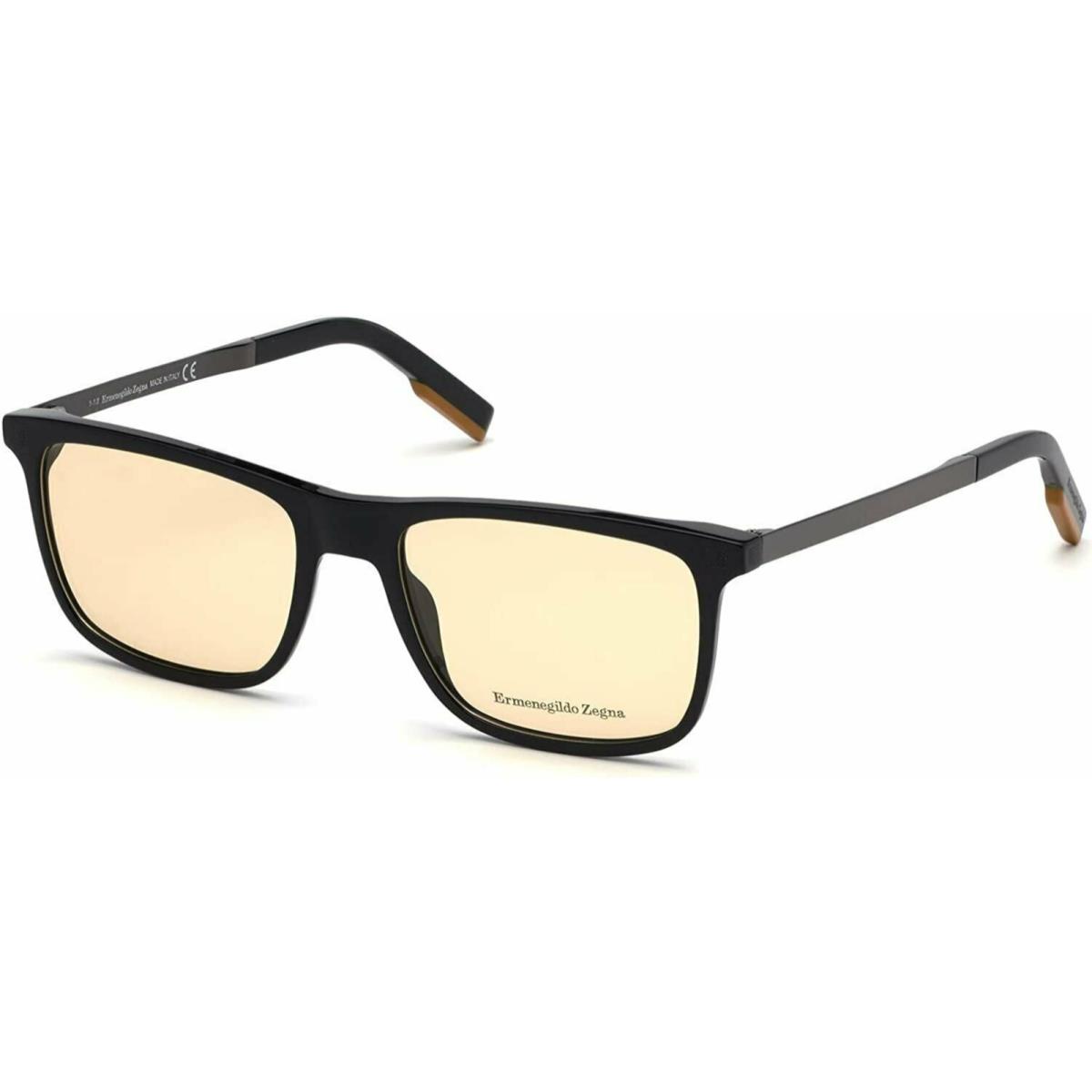 Ermenegildo Zegna Eyeglasses EZ 5142 001 55-18 145 Black Gunmetal Frames